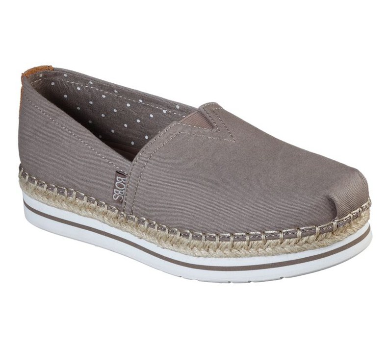 Skechers Bobs Breeze - New Discovery - Womens Flats Shoes Khaki [AU-VD2726]